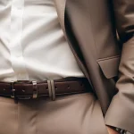 Belts are a great way to add balance and basic style