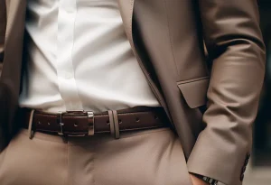 Belts are a great way to add balance and basic style