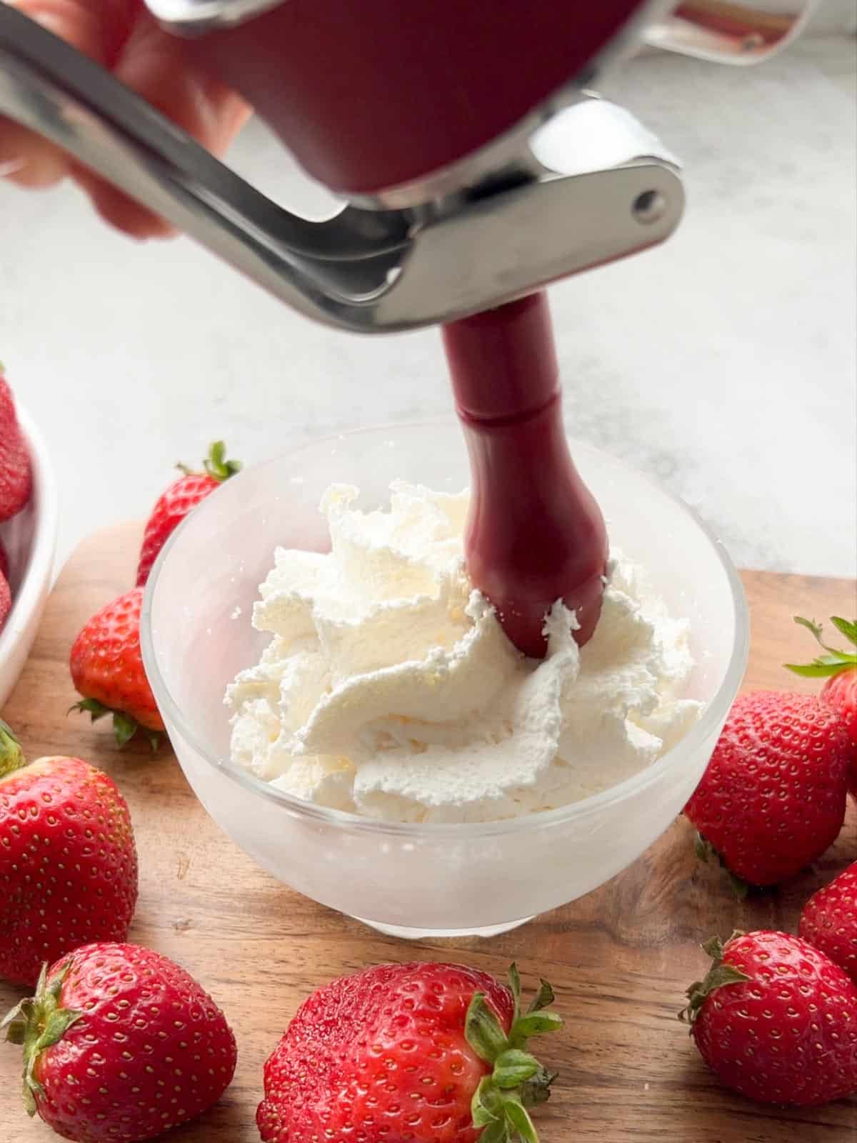 homemade whip cream